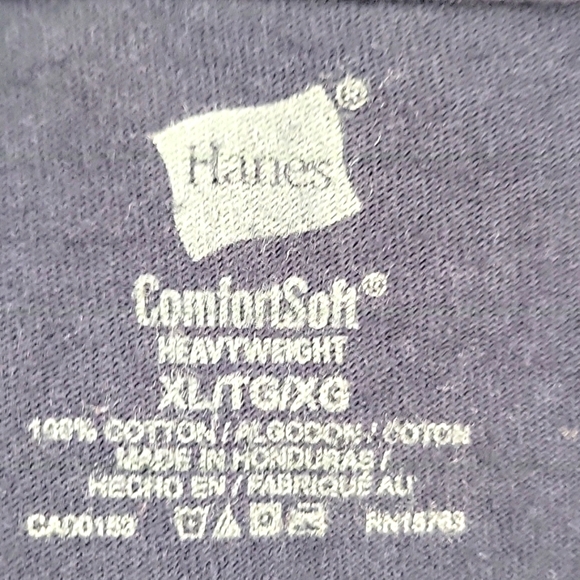 Hane's Comfort Soft Heavyweight 100% Cotton Graffic Gun T-Shirt Size XL - Picture 8 of 8